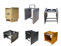 धातु फूल टोकरी 6-इंच वेफर सफाई सिलिकॉन वेफर वाहक कैसेट पैकेजिंग परीक्षण टोकरी