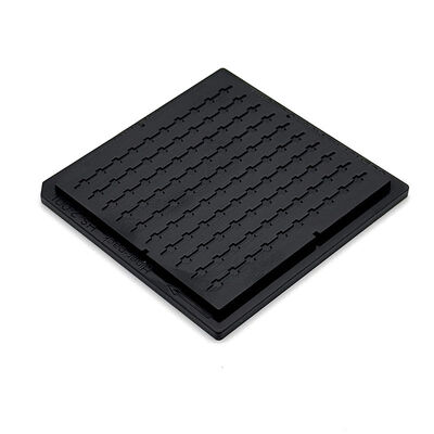 खरीदें नाजुक घटक शिपिंग के लिए स्टैकेबल प्रभाव प्रतिरोधी प्रवाहकीय वफ़ल पैक चिप ट्रे ऑनलाइन निर्माण