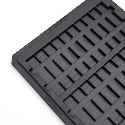 अच्छी कीमत Precision Molded Conductive PC Waffle Pack Chip Tray for Semiconductor Die Storage ऑनलाइन
